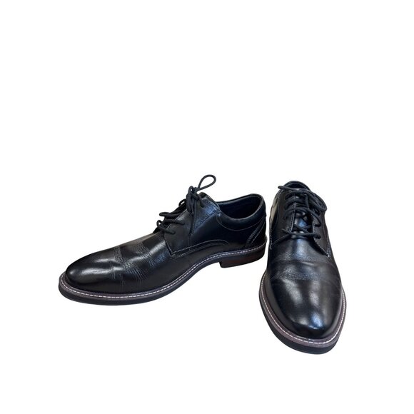 Nunn Bush Mens Black Leather Oxford Dress Shoes Size 9M SKU 8219 - Picture 2 of 11